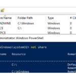 Administrative Share WIndows